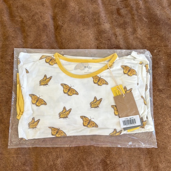 Kyte baby long sleeve toddler pajamas in Monarch